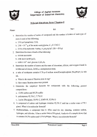 @Aconcise AASTU Chemistry Worksheet II.pdf